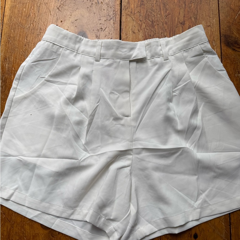 Women's White Shorts